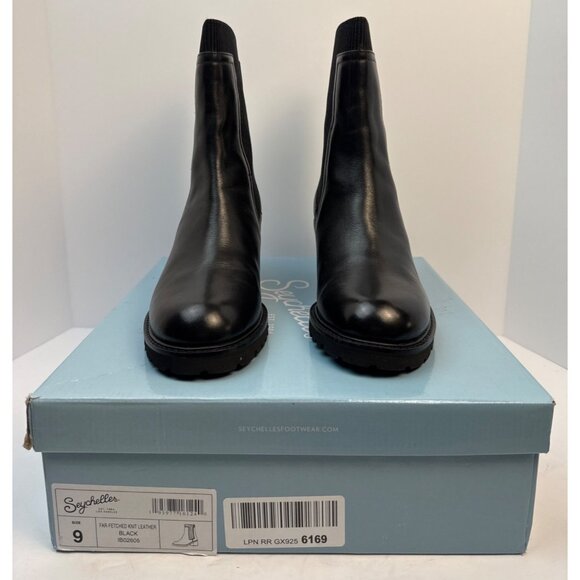 Seychelles Womens Far Fetched Chelsea Black Leather Size 9 - Picture 11 of 11